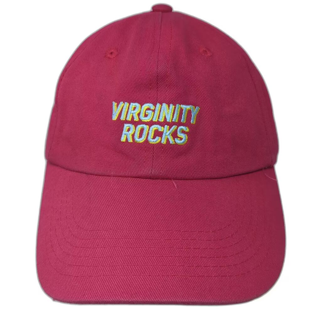 Danny Duncan Baseball Cap Pink Blue Virginity Rocks Embroidered Cotton Hat OS